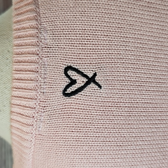 VICTORIA'S SECRET PINK LOVE KNIT LONG SLEEVE CREW NECK PULLOVER SWEATER - Picture 7 of 13